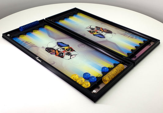 Exclusive: "Frenchie Pop Art" din sticlă securizată