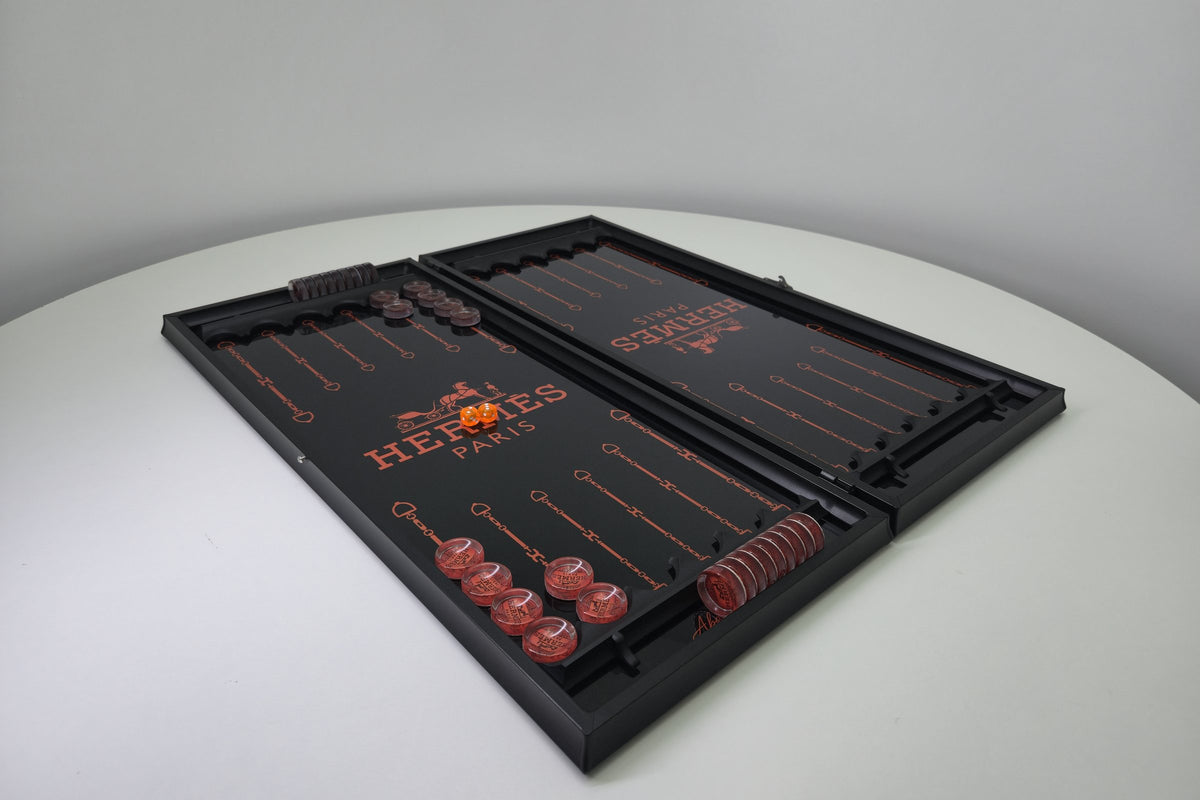 Hermès Orange, table din sticlă securizată, fotografia 4